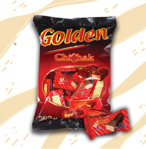 شکلات طلایی پاکتی150 گرمی